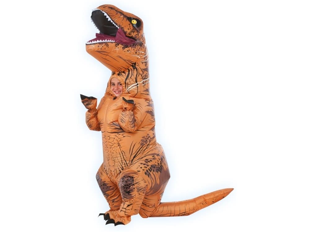 Jurassic T-Rex Dinosaur Udklædning til børn (Oppustlig)