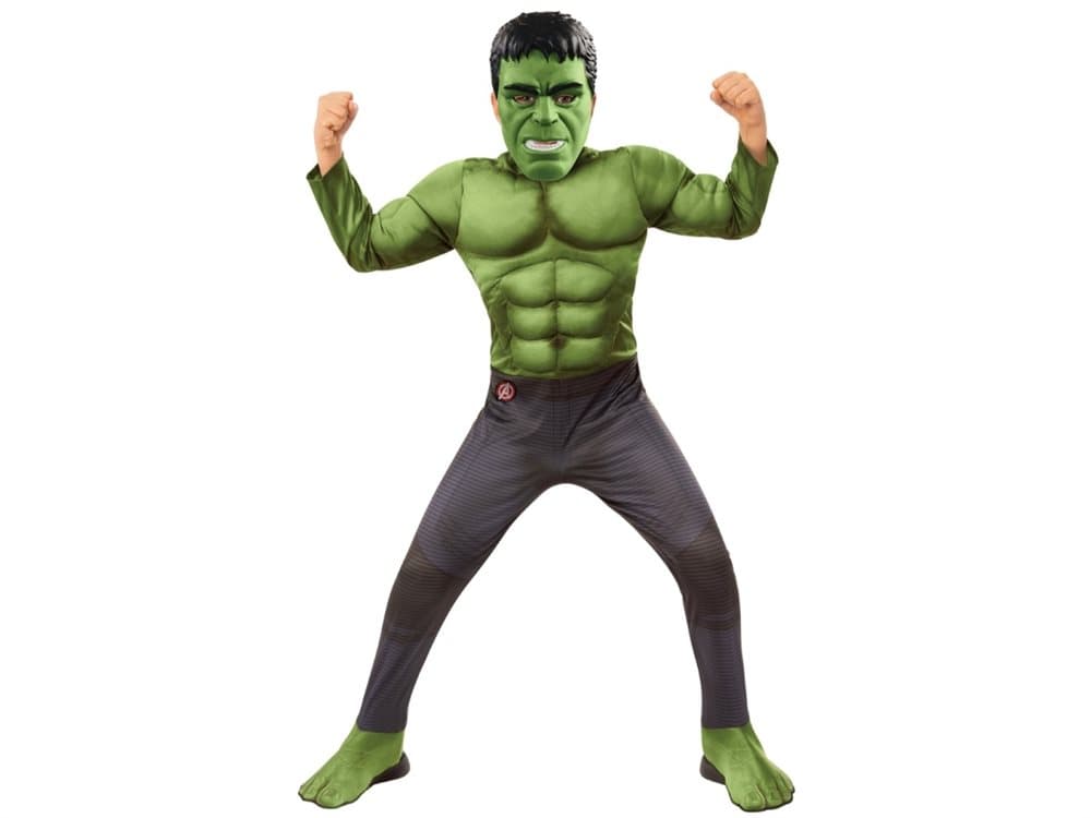 Avengers ENDGAME Hulk Deluxe Kostume (5-10 år)(Str. 152/L)
