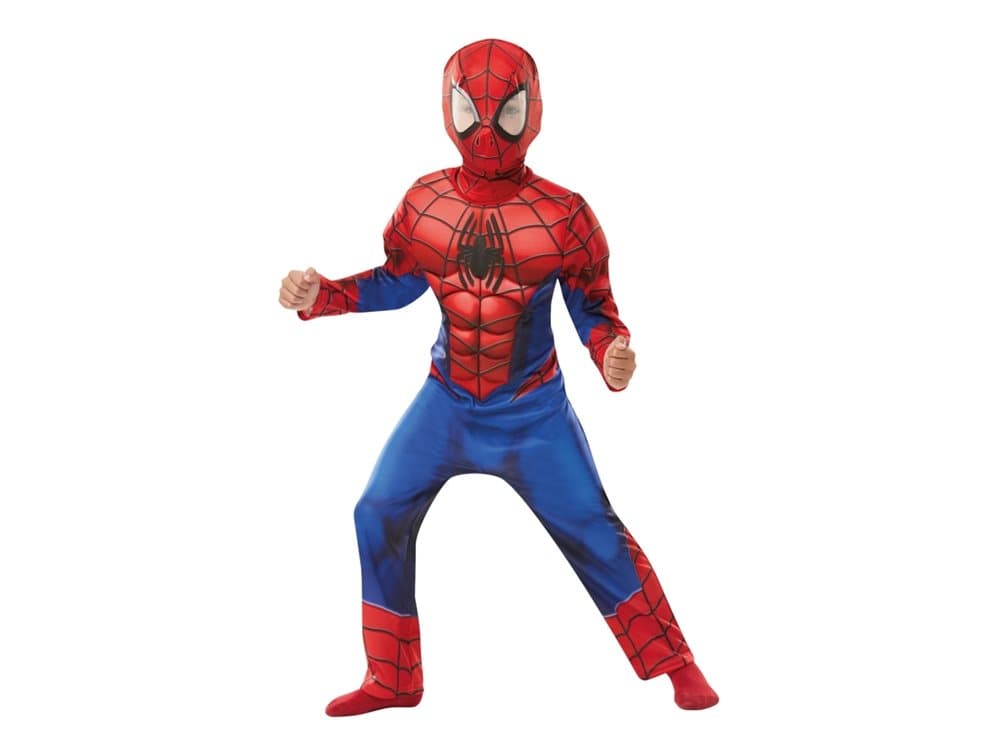 Spiderman Deluxe Udklædningstøj (3-9 år)(Str. 128/L)