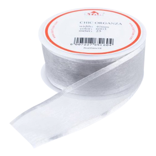 Bild av Ballongsnöre Organza Silver