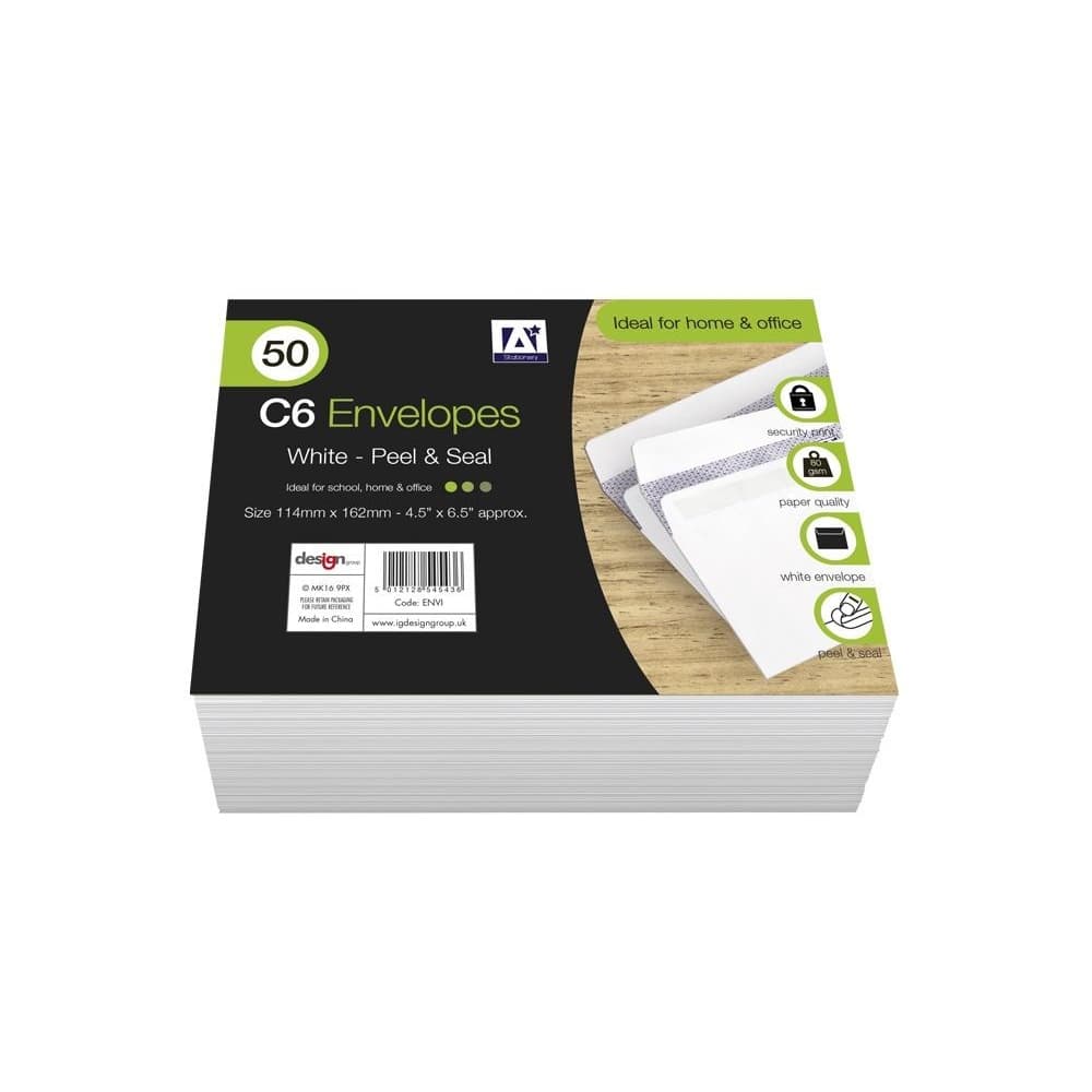 Anker C6-kuvert (paket med 50)
