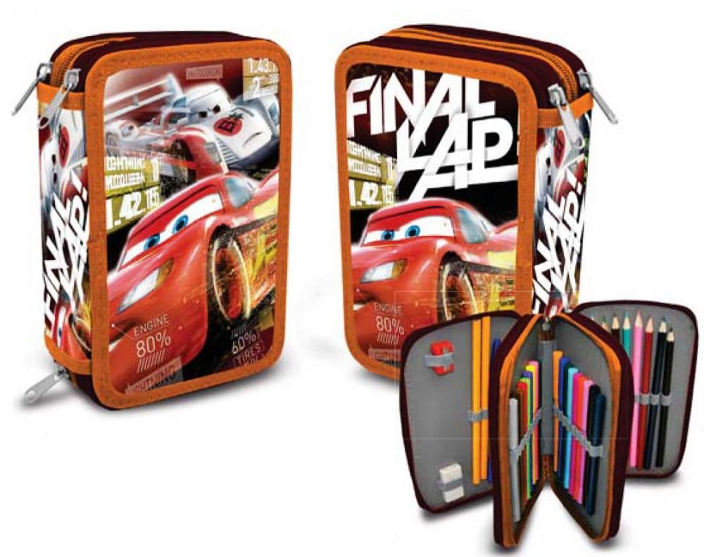 Cars Cars Lightning 43-delt 3D Pen Shrine Triple Skolset Pennset