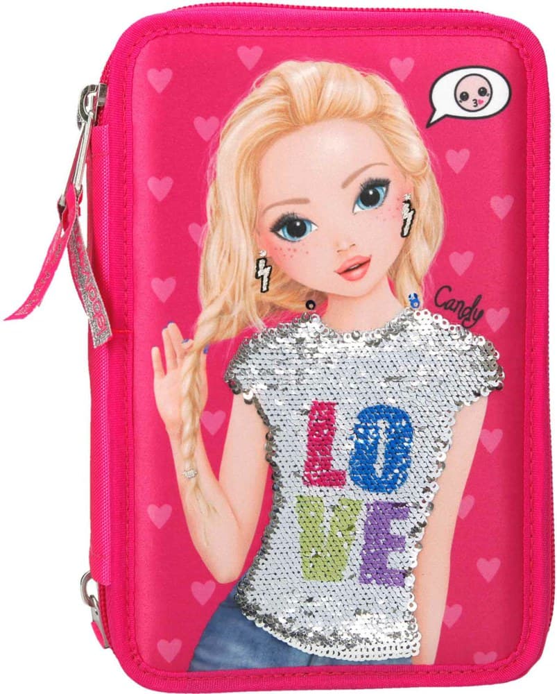 TOP Model Pailletter Candy 44-delt Triple Pen Shrine skolet Penset