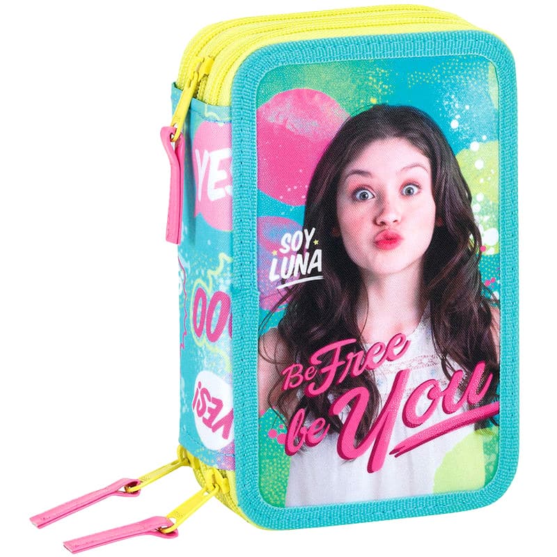 Soy Luna Be Free Penaalit Triple School Set 36-pieces Filled Pencil Case