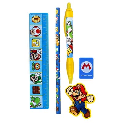 Super Mario, Skrivesæt - 6 dele