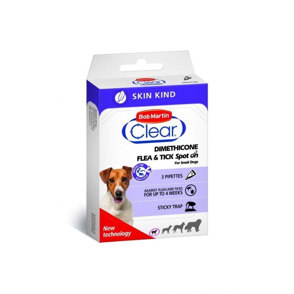 Bob Martin Clear Skin Liquid Spot On For Small Dogs
