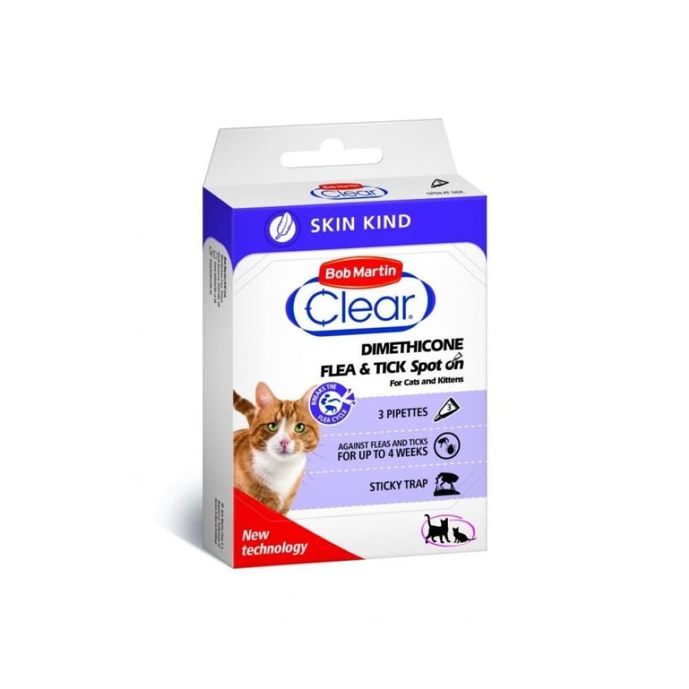 Bob Martin Clear Skin Liquid Spot On For Cats