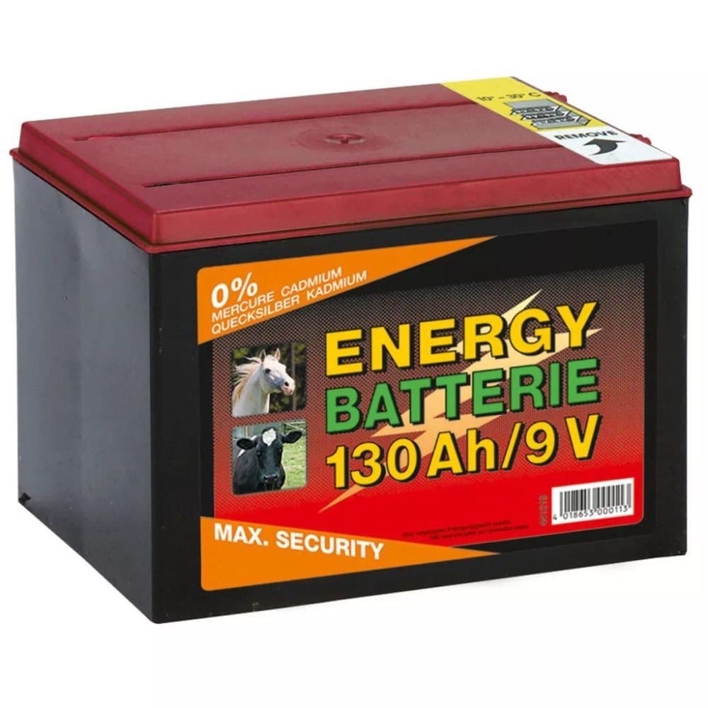Kerbl Tørrbatteri sinkkarbon 9 V 130 Ah 441219