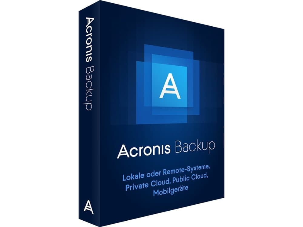 Acronis Backup 12 Virtual Host, 1 år, Boks, Tysk