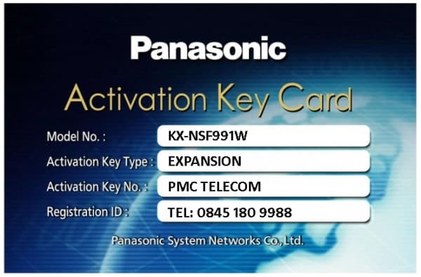Panasonic KX-NSF991W - Aktiveringstast - over 32 channels expansion - for Panasonic KX-NS700