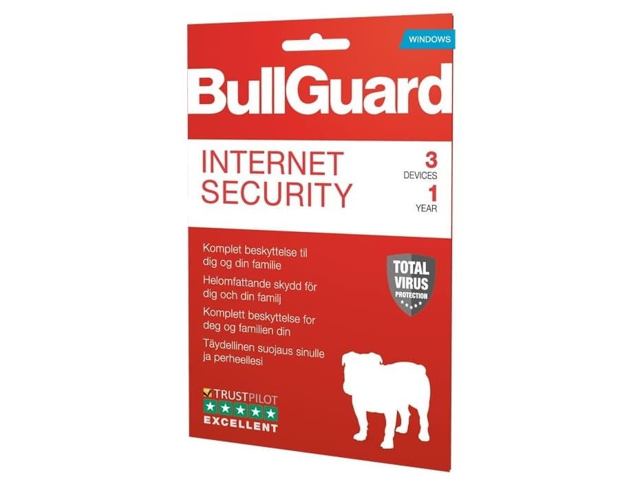 BullGuard Internet Security 2019 - Abonnementslisens (1 år) - 3 enheter - Win
