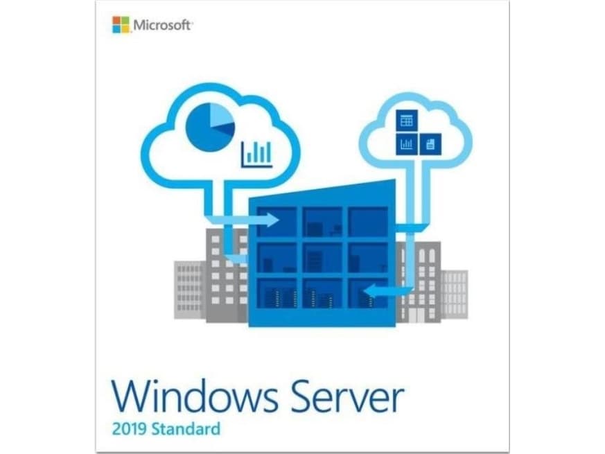 Microsoft Windows Server 2019 Standard - Licens - 16 kärnor - OEM - DVD - 64-bit - polska