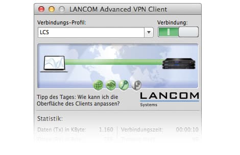 LANCOM Advanced VPN Client - Lisens - 10 brukere - Mac
