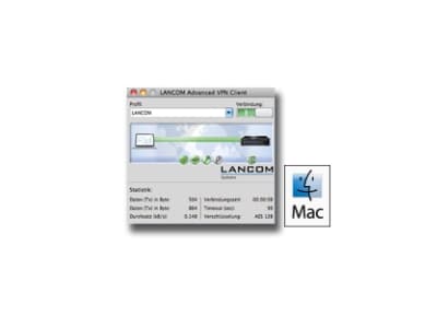 Lancom Systems Advanced VPN Client, Mac OS 10.6/10.5, Tysk, Engelsk