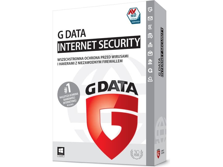 G DATA 082291, 2 lisenser, 2 år, Boks