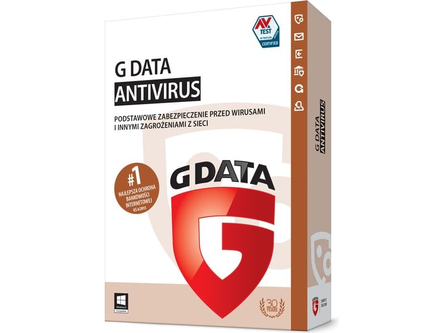 G DATA 082076, 3 lisenser, 2 år, Boks