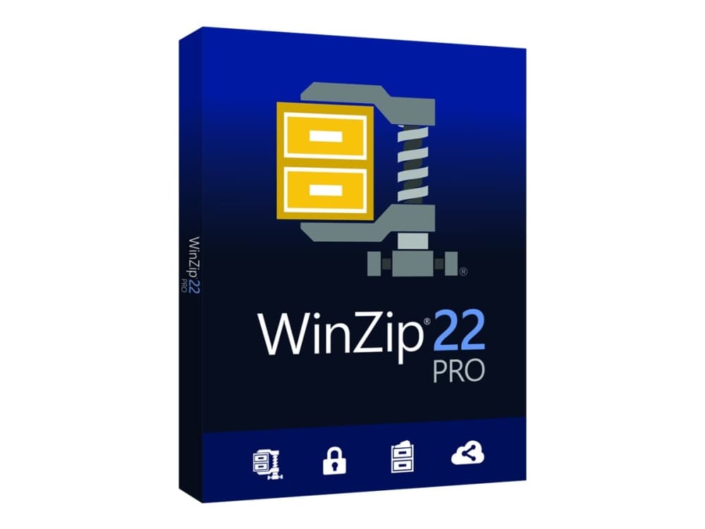 WinZip Pro - (v. 22) - bokspakke - 1 bruker - DVD - Win - Multi-Lingual