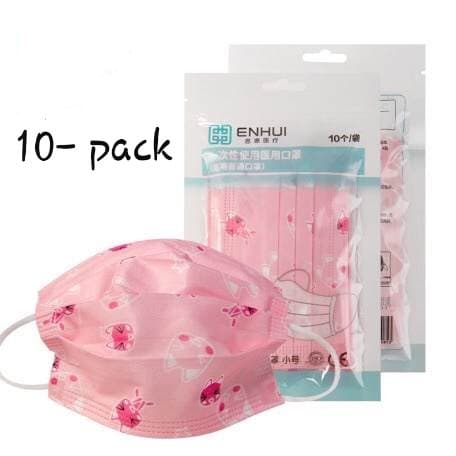 10 Pack Munskydd For Barn Cdon