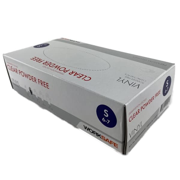 100st/fp, Handskar, Skyddshandskar, Engångshandskar, Vinyl Worksafe S