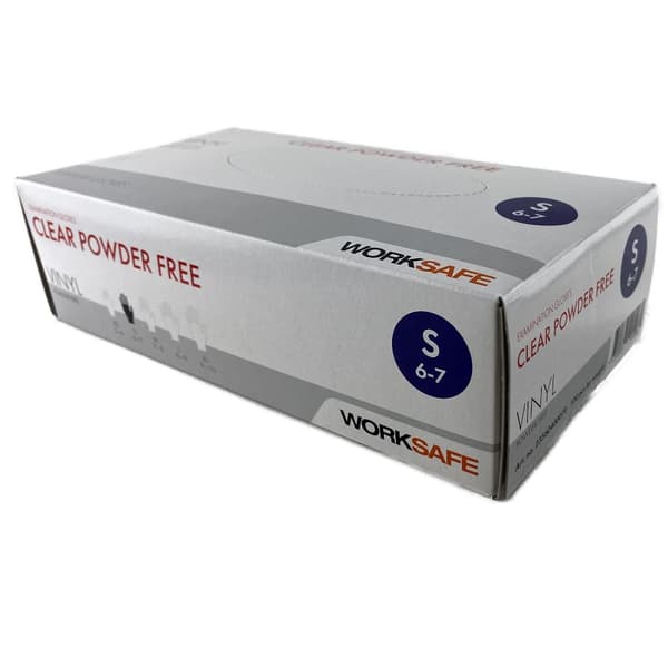 100st/fp, Handskar, Skyddshandskar, Engångshandskar, Vinyl Worksafe S