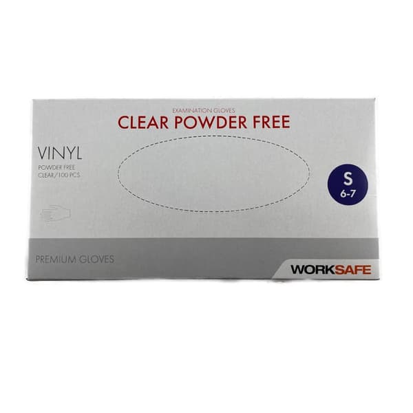 100st/fp, Handskar, Skyddshandskar, Engångshandskar, Vinyl Worksafe S