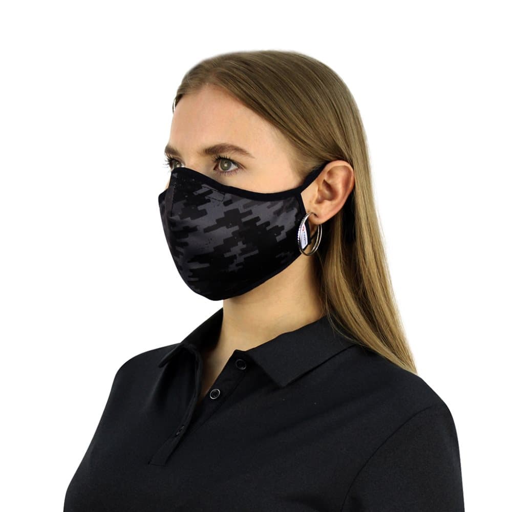 Munskydd POLYGIENE VIRALOFF® 3-Layer – Black/Camo Serie 3.0