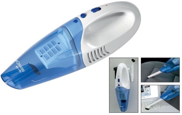 Bomann AKS 960 CB, Torr&våt, Cyklonisk, Utan påse, Blå, Vit, Batteri, 3,6 V