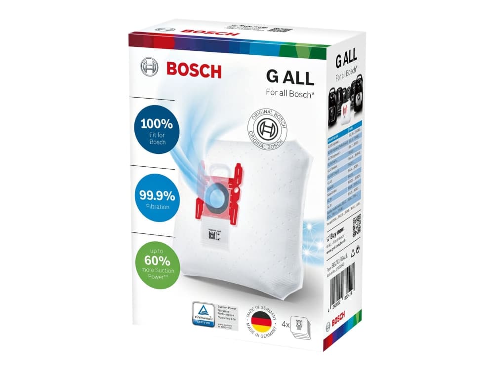 Bosch BBZ41FGALL, 140 g, 165 mm, 75 mm, 240 mm, 200 g, Låda
