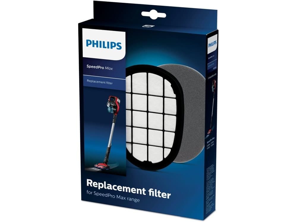 Philips Reservedelsett med 1 stk. innleggsfilter med ramme, Støvsuger med stang, Tilbehørssett, Svart, FC6812 FC6813 FC6822 FC6823 FC6826 FC6901 FC69