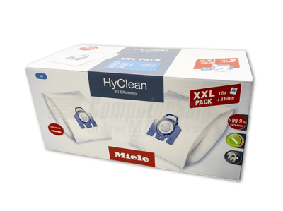 Miele HyClean GN Megapakke med 16 støvsugeposer kapacietet 4,5 liter pr. pose