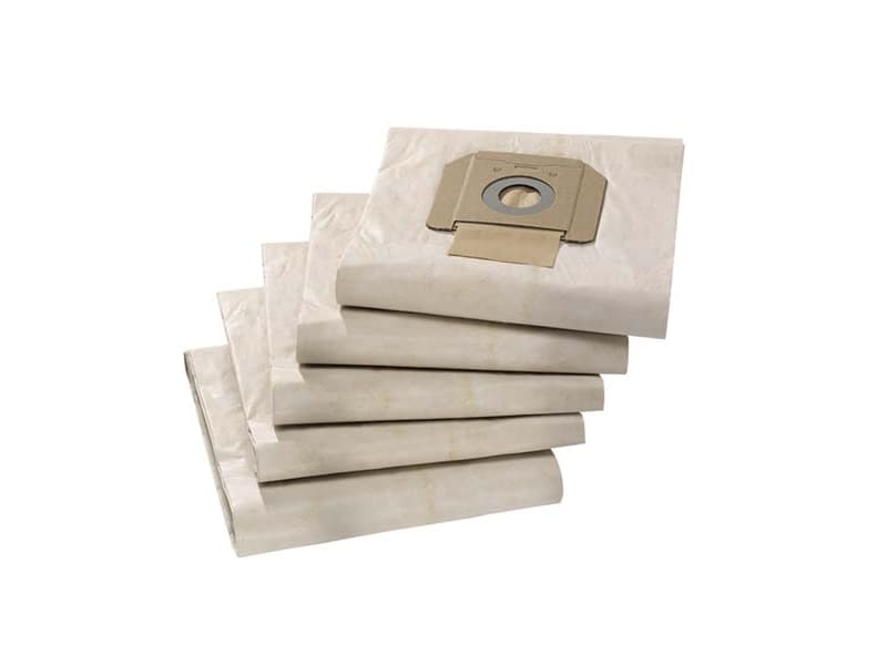 Kärcher 5St. -NT 65/2 ECO, Cylinderdammsugare, Dammpåse, Beige, papper, M, NT 48/1 NT 65/2 Eco + Me NT 72/2 Eco Tc