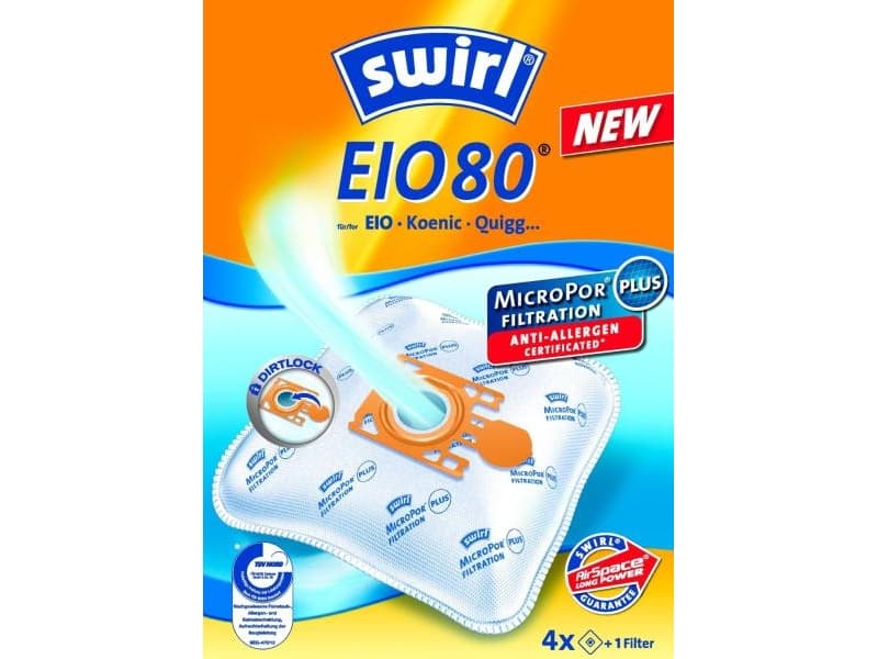 Swirl EIO 80, Orange, Vit, EIO BS 80 - 88, 4 styck, 1 styck