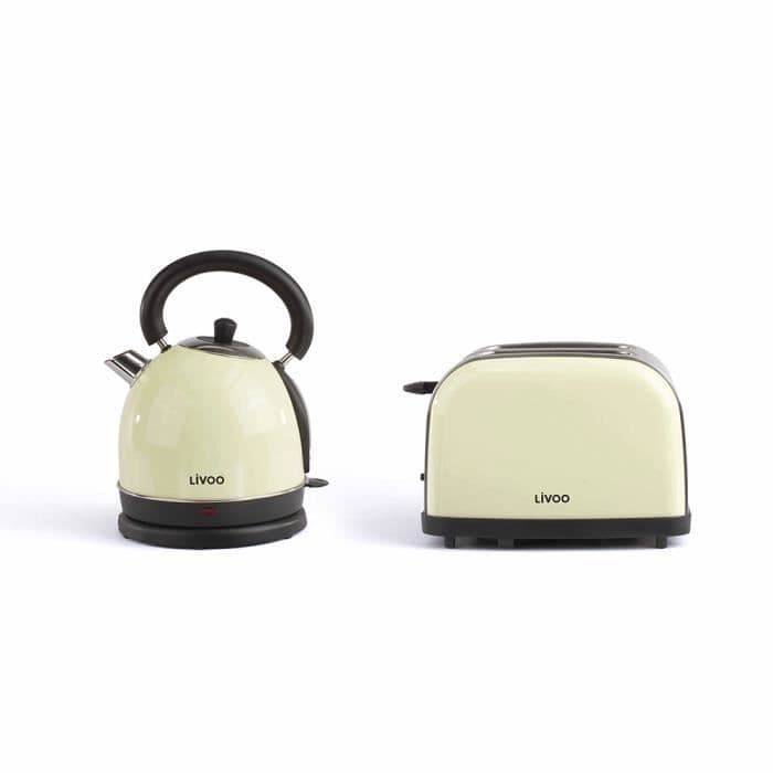 LIVOO DOD136C Morgenmadssæt - Beige