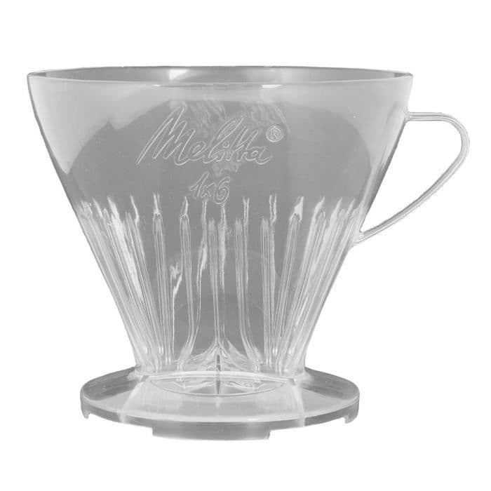 MELITTA 1x6 kaffefilterholder - Gennemsigtig