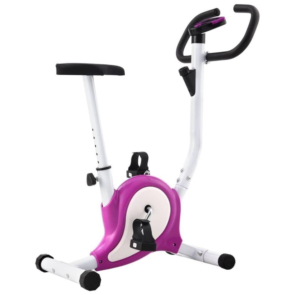 vidaXL motionscykel med båndmodstand lilla