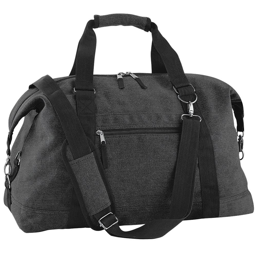 Bagbase Vintage Canvas Weekender / Holdall Carry Bag (30 liter)
