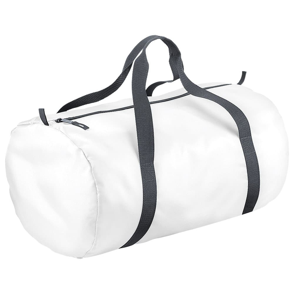 BagBase Packaway Barrel Bag / Duffle Water Resistant Travel Bag (32 Litres) (Pack of 2)