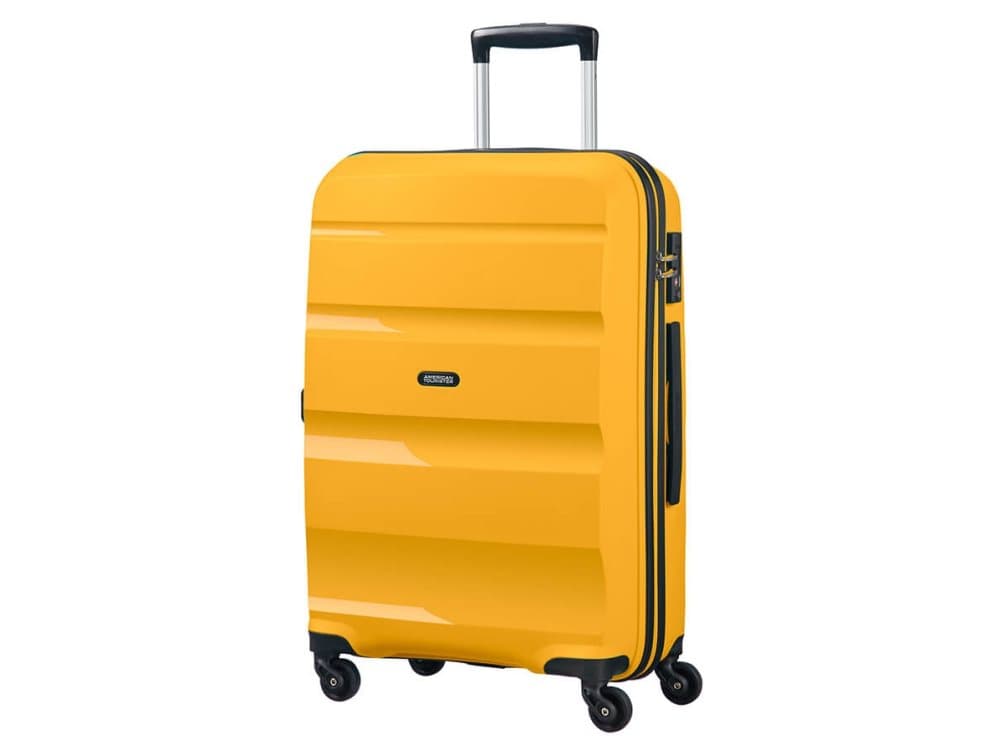 American Tourister Bon Air, Spinner, Gult, Polypropylen (PP), 4 hjul, 360°, Kombinasjonslås