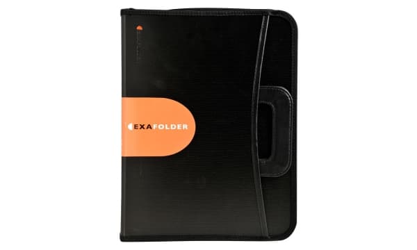 Konferencemappe exactive, a4, 4-ringe, sort