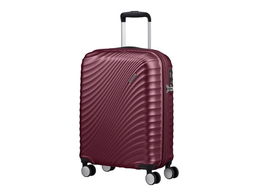 American Tourister 122816 8329, Spinner, Lila, Metallic Grape Purple, Medium, ABS synthetics, Polykarbonat, 4 hjul