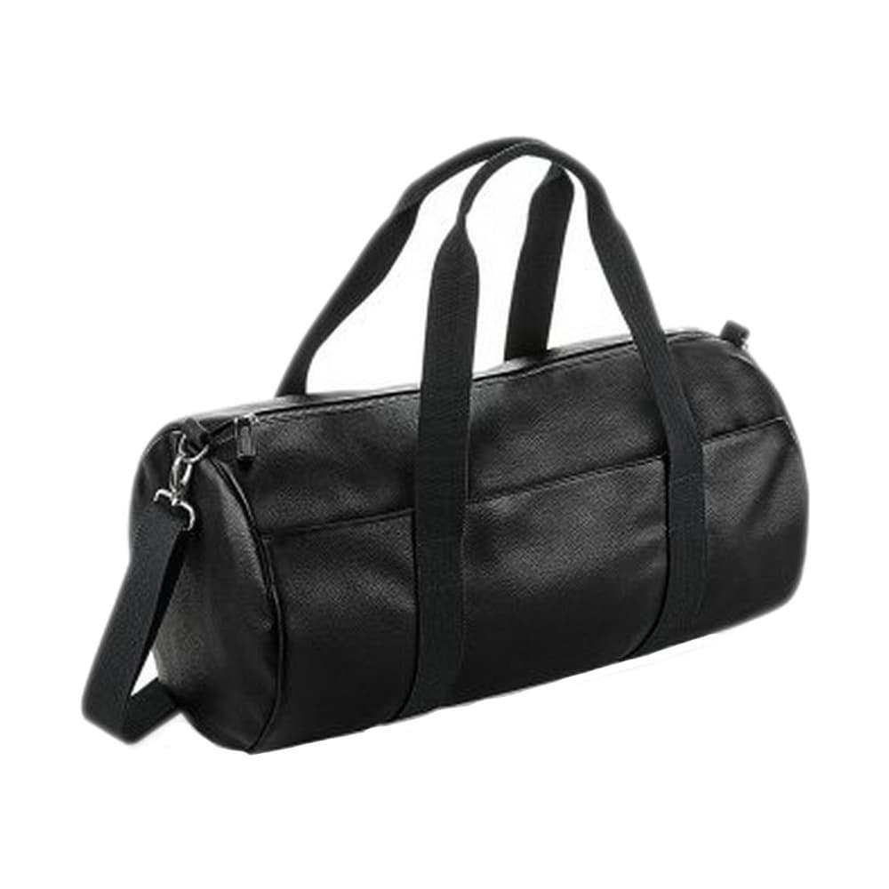 BagBase Faux Leather Barrel Bag