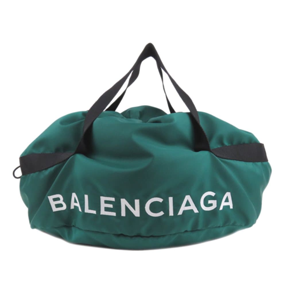 Balenciaga Wheel Everyday Nylon Travel Bag Green