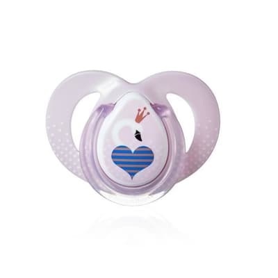 TOMMEE TIPPEE Moda Close To Nature Pacifier 6-18 m - Girl (Pack of 3)