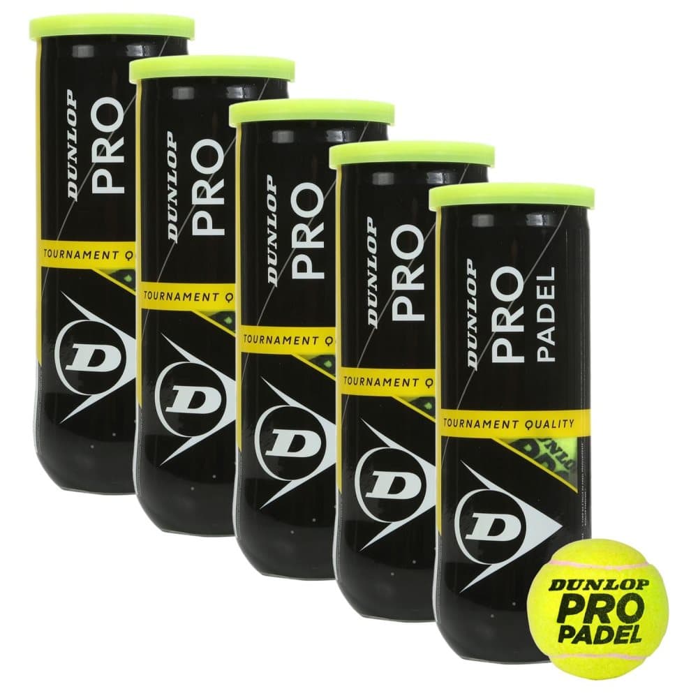 Dunlop, 15x Padelbolde - Pro Padel