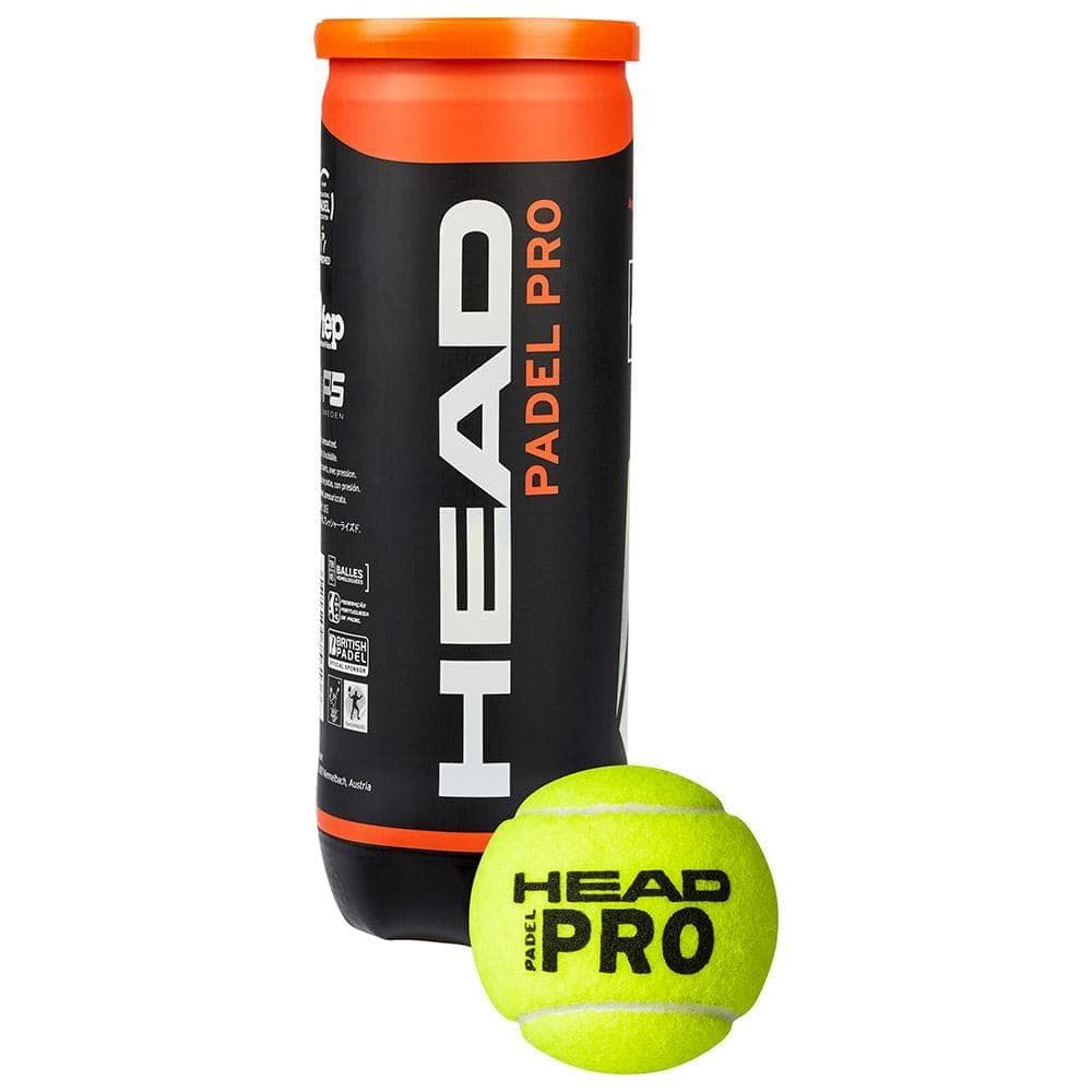 Head, 3x Padelbollar - Padel Pro