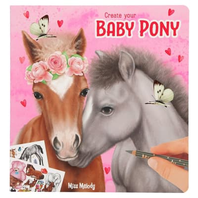 Miss Melody Create Your Baby Pony Coloring Book