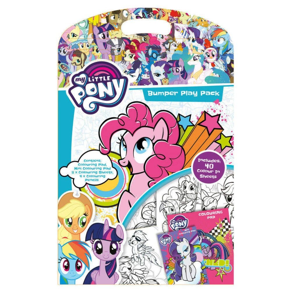 My Little Pony Bumper Play Pack Mini Drawing Travel Pack