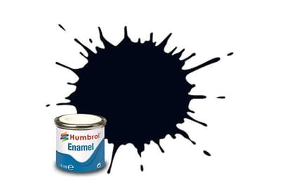 Humbrol Enamel Matt Black 33