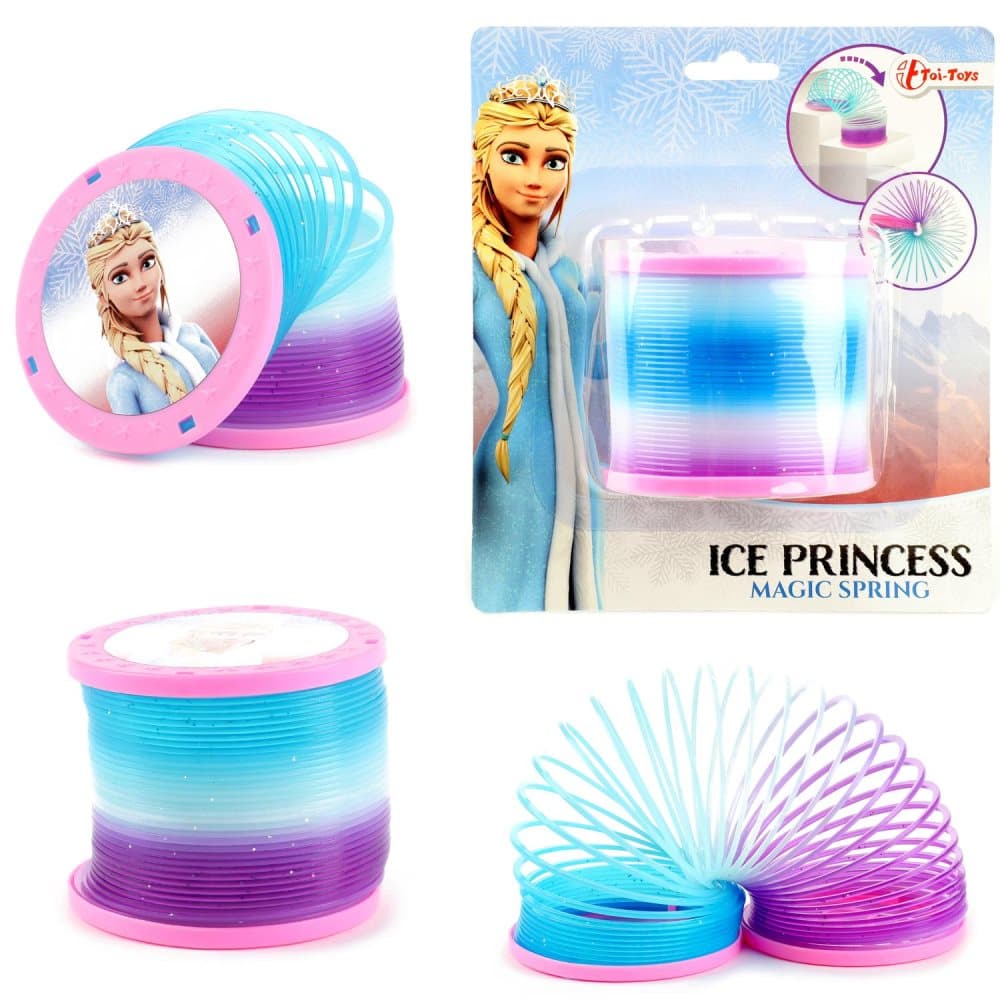 ICE PRINCESS Magic Spring With Glitter 7,5cm Trappfjäder