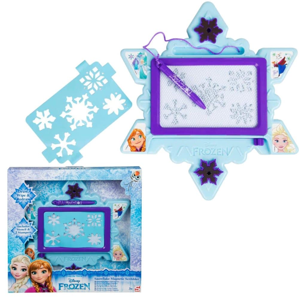 Disney Frozen Magnetic Scribbler With Pen Stamps And Stencil 30cm